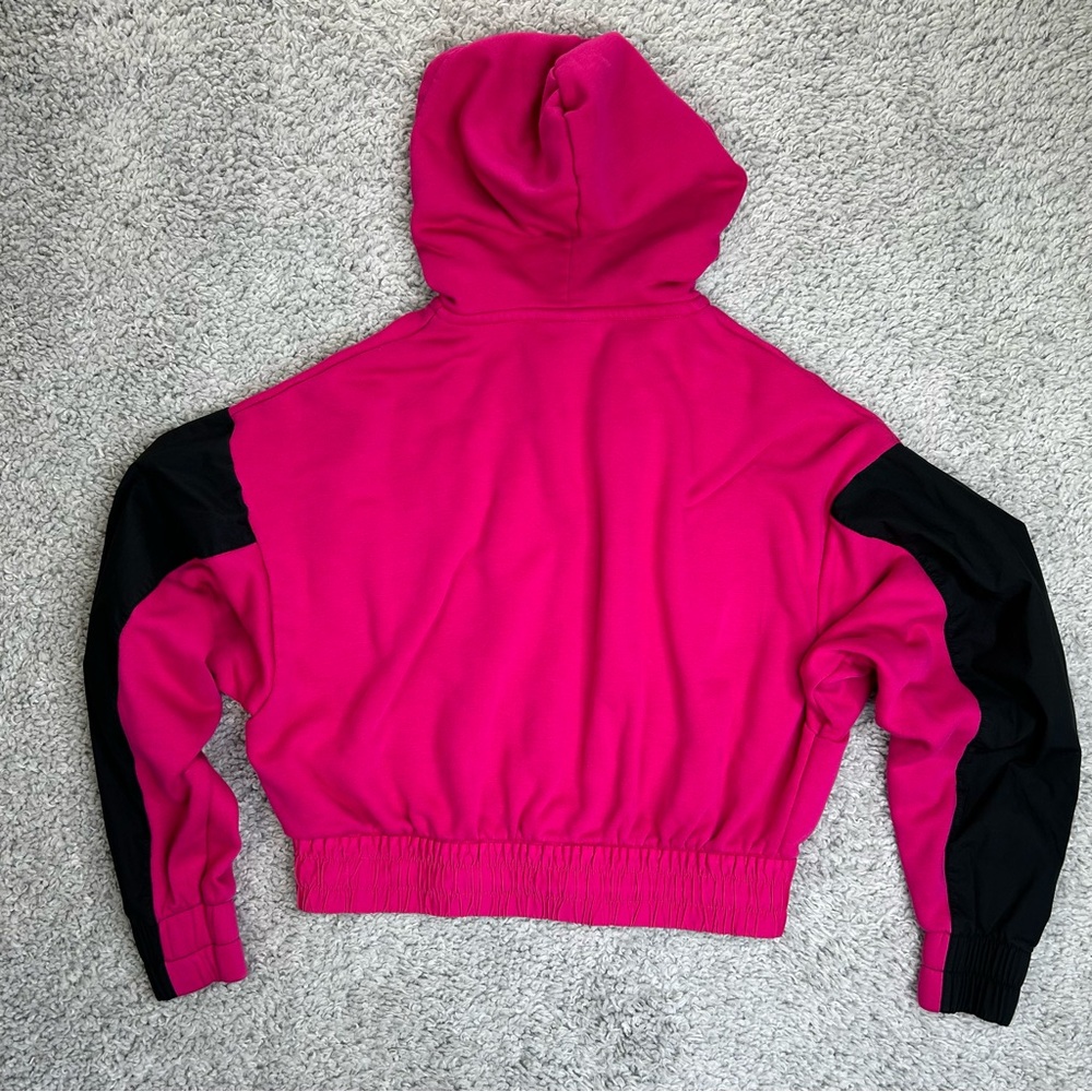 Nike Outfit Womens Small Matching Outfit Sweatshirt Sweatpants Pink Black Travel - Picture 9 of 9